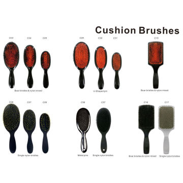 Boar Bristle and Nylon Brush Cushion Brush Collection